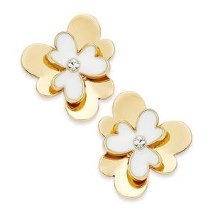 Kate Spade Pansy Blossoms Floral Earring
